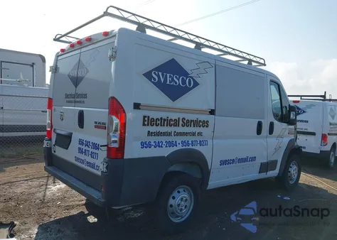 2014 Ram Promaster 1500 Low Roof из США, поврежденный, VIN 3C6TRVNG3EE112416